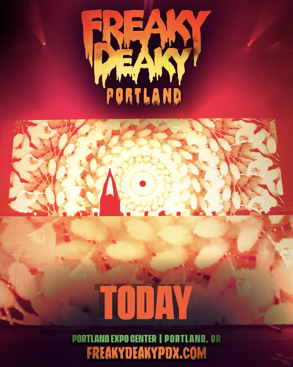 TODAY is the day, wicked souls! The portal to Freakytown is wide open, and the spooktacular fun of Freaky Deaky awaits! 🧟‍♂️

Let the festivities begin! 👻🎃🎶