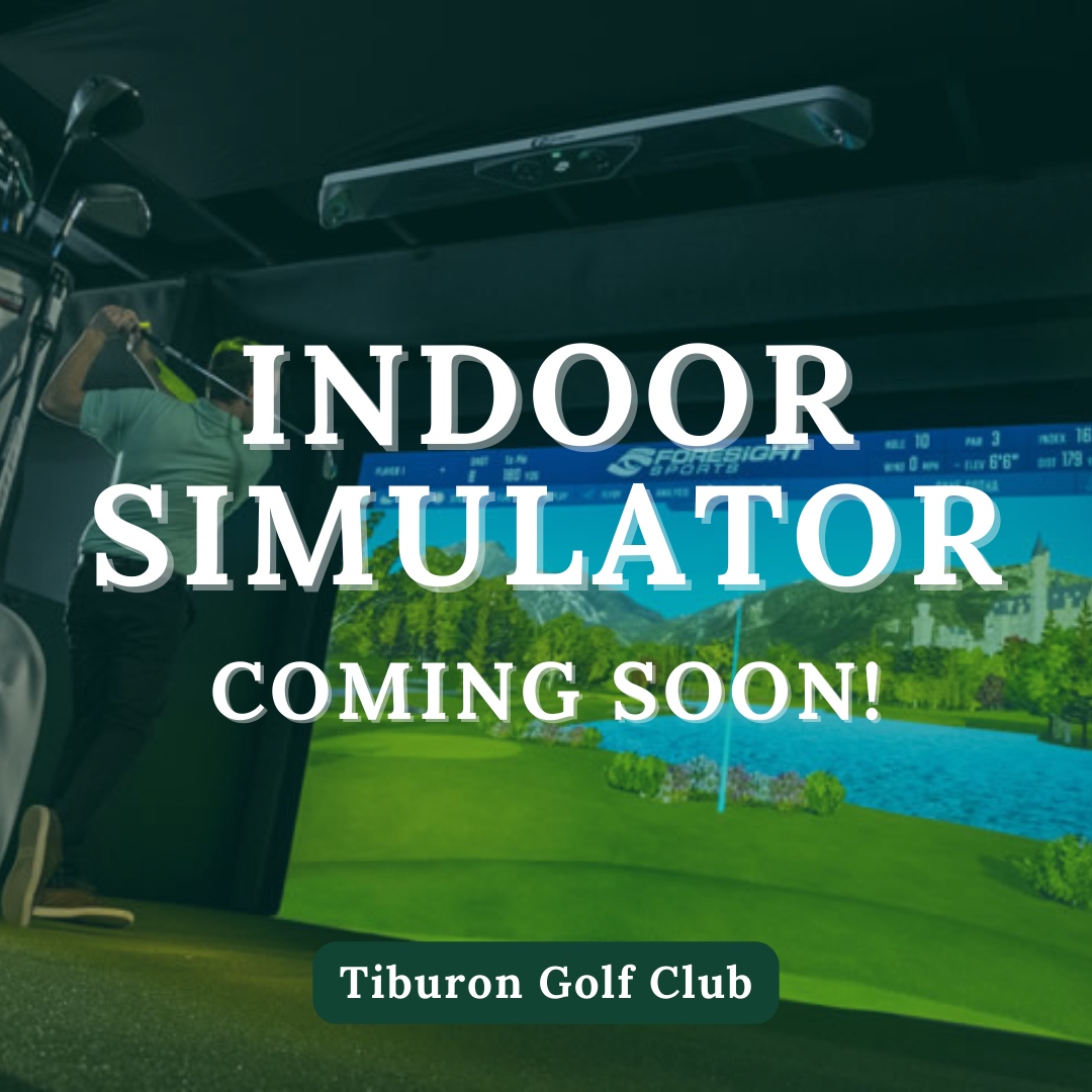 🚨 Opening November 27th, Tiburon will be adding 2 new indoor golf simulators! 🚨

Golf all winter on our Foresight GCHawk Launch Monitors - We got the good ones 😀

Stay tuned for more details. We also will have WINTER GOLF LEAGUES, so get your team together!