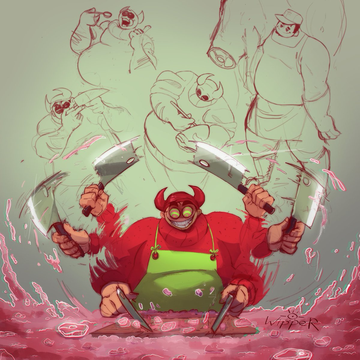 o_wipper_o's tweet image. O my god! Is this another one fat chef ?? HAhaha!! Somebody stop me (if you dare)
#spookymonth #BobVelseb