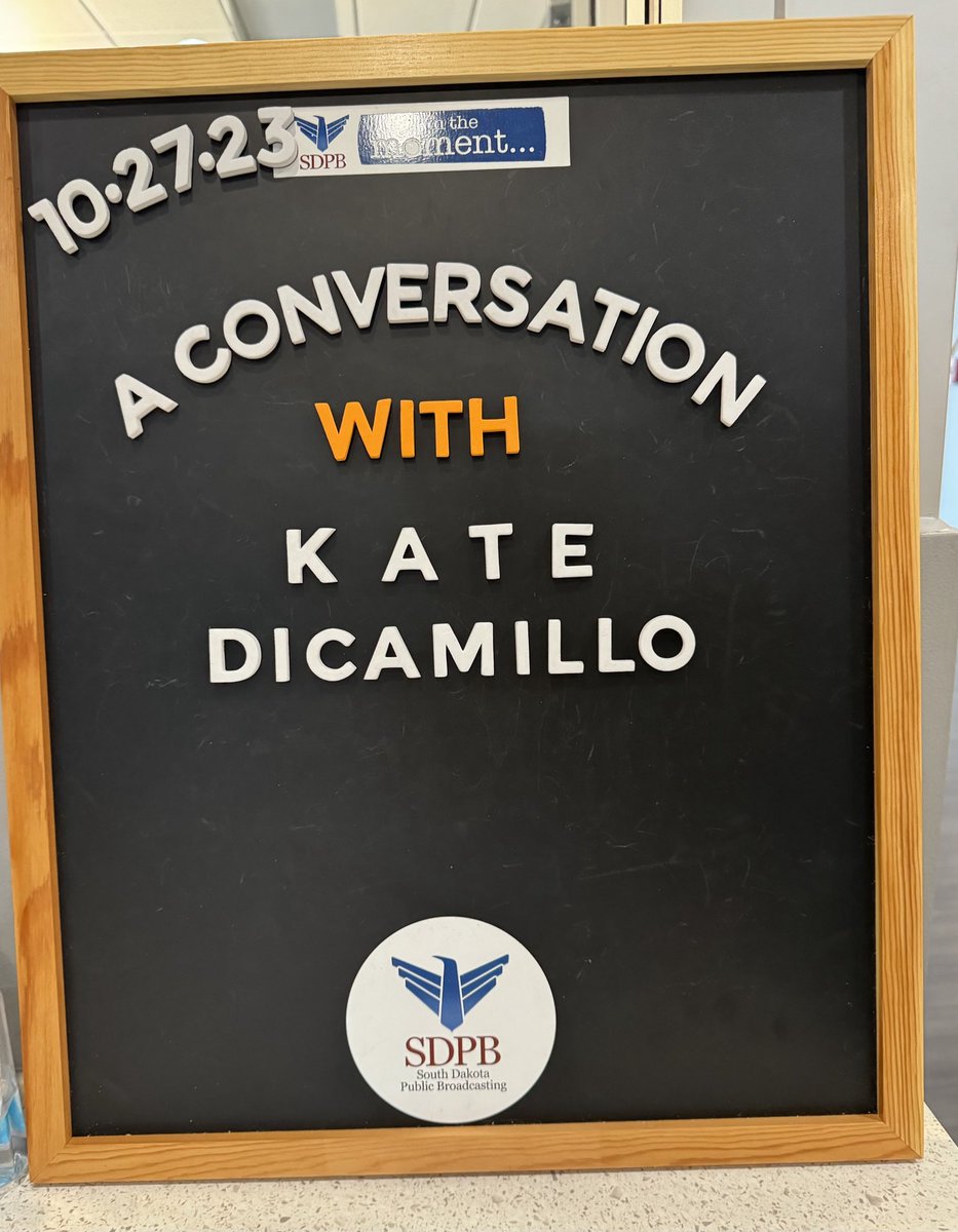 Lori Walsh (@momentsdpb) on Twitter photo I am so excited today to bring you this conversation, recorded with an audience at the South Dakota Festival of Books in Deadwood: listen.sdpb.org šļøš»š±ā¦<a href="/KateDiCamillo/">Kate DiCamillo</a>ā© ā¦<a href="/SDHumanities/">SD Humanities Council</a>ā© I am so excited today to bring you this conversation, recorded with an audience at the South Dakota Festival of Books in Deadwood: listen.sdpb.org šļøš»š±ā¦<a href="/KateDiCamillo/">Kate DiCamillo</a>ā© ā¦<a href="/SDHumanities/">SD Humanities Council</a>ā©