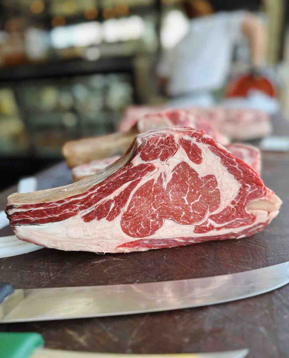 The cutegory is butcher, and Becky is in the lead. Take a look at the beautiful 30-day dry-aged ribeye from <a href="/creekstonefarms/">Creekstone Farms</a> she prepared for the case today, and stop by our butcher shop to pick one up this week.