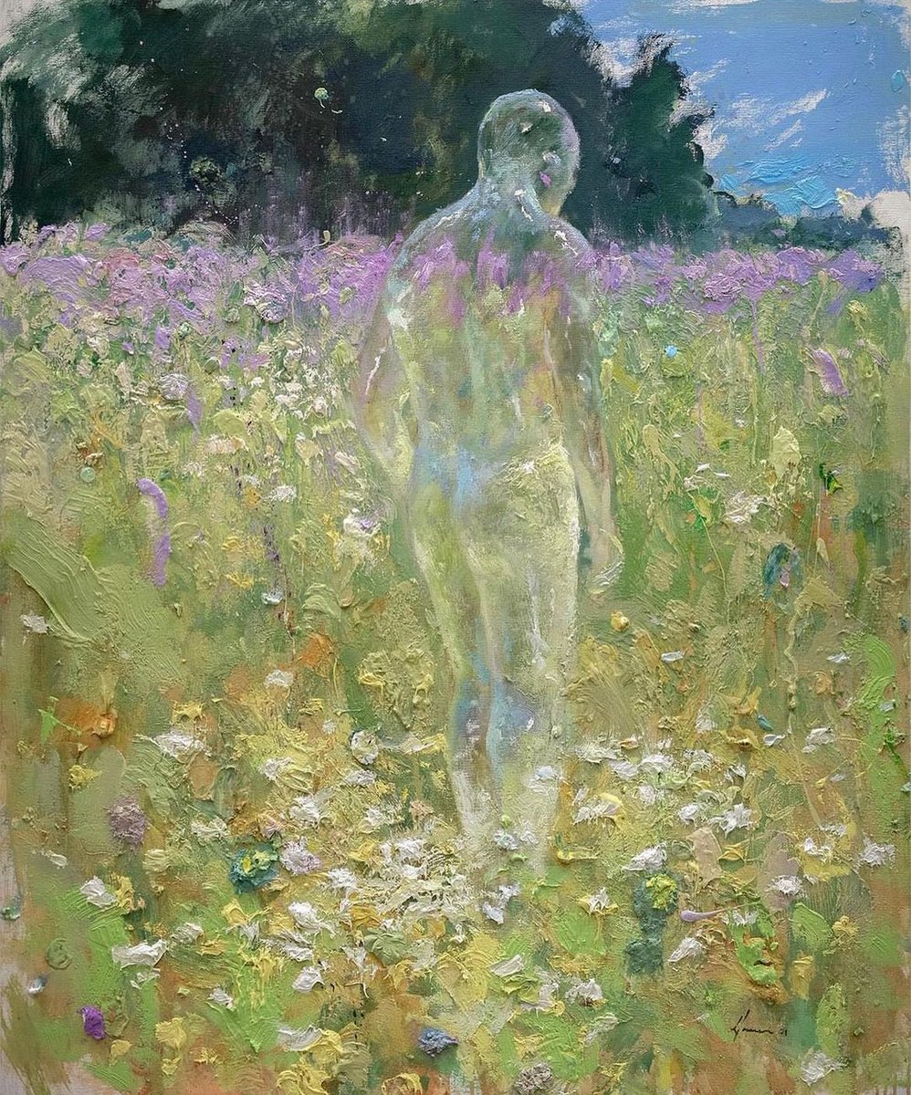 One with nature 🌱 gorgeous artwork via <a href="/reynierllanes/">Reynier Llanes</a> #natureismagic