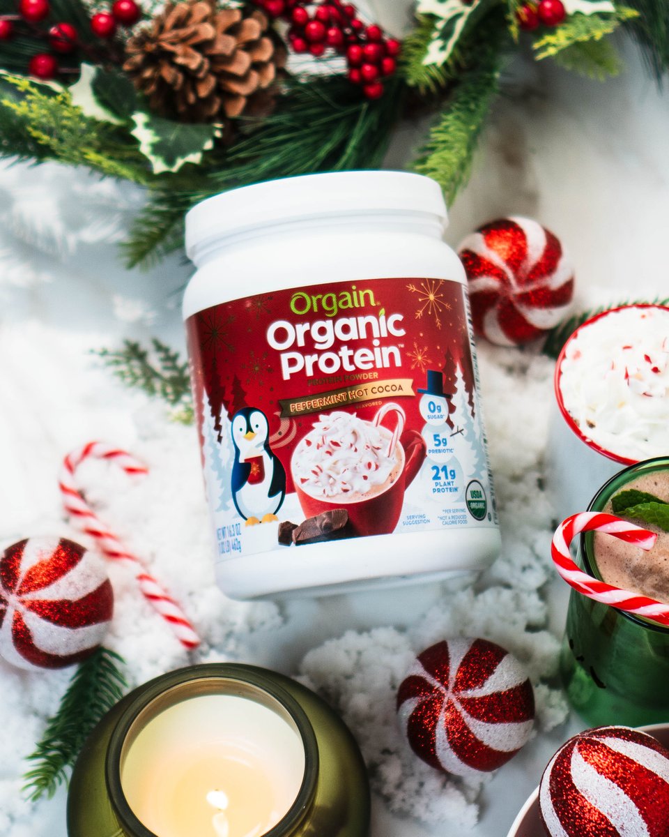 Should we make Peppermint Hot Cocoa Protein Powder a holiday tradition? 🤔

ow.ly/4Op650PTBj2

#orgain #drinkorgain #peppermint #hotcocoa #proteinpowder