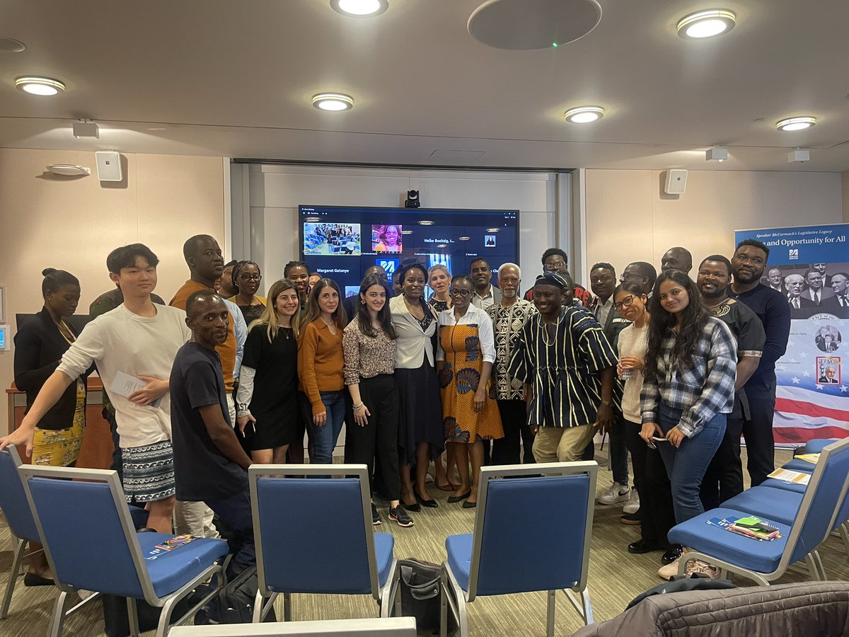 A Cross section of the participants at the ASF Welcome Event