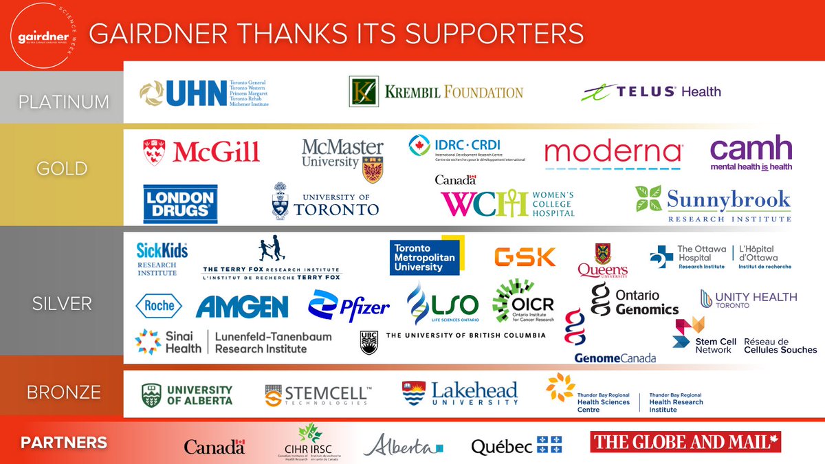 That's a wrap on #GSW 2023. Thank you to our #GairdnerScienceWeek sponsors and partners, without whom none of this would be possible!