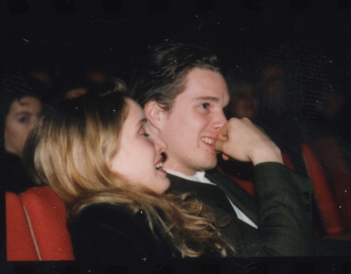 Celine and Jesse forever! 🌅 

Ethan Hawke and Julie Delpy watching their film BEFORE SUNRISE for the first time at the 1995 Sundance Film Festival.   

40 years of storytelling, 40 years of unforgettable moments, and 40 years of making cinematic history. #Sundance40th