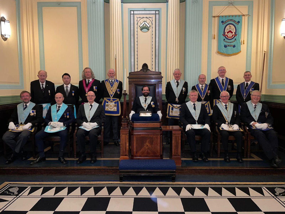 A most enjoyable evening yesterday as we Installed our new Worshipful Master.  Well done to all involved in a well-executed ceremony.