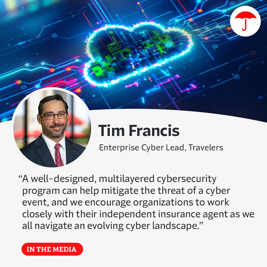 💻 According to the 2023 Travelers Risk Index, #cyber risks remain a top concern for business leaders. Learn more in this @ijournal article: travl.rs/3Qx3Ykf #Cybersecurity #CybersecurityAwarenessMonth