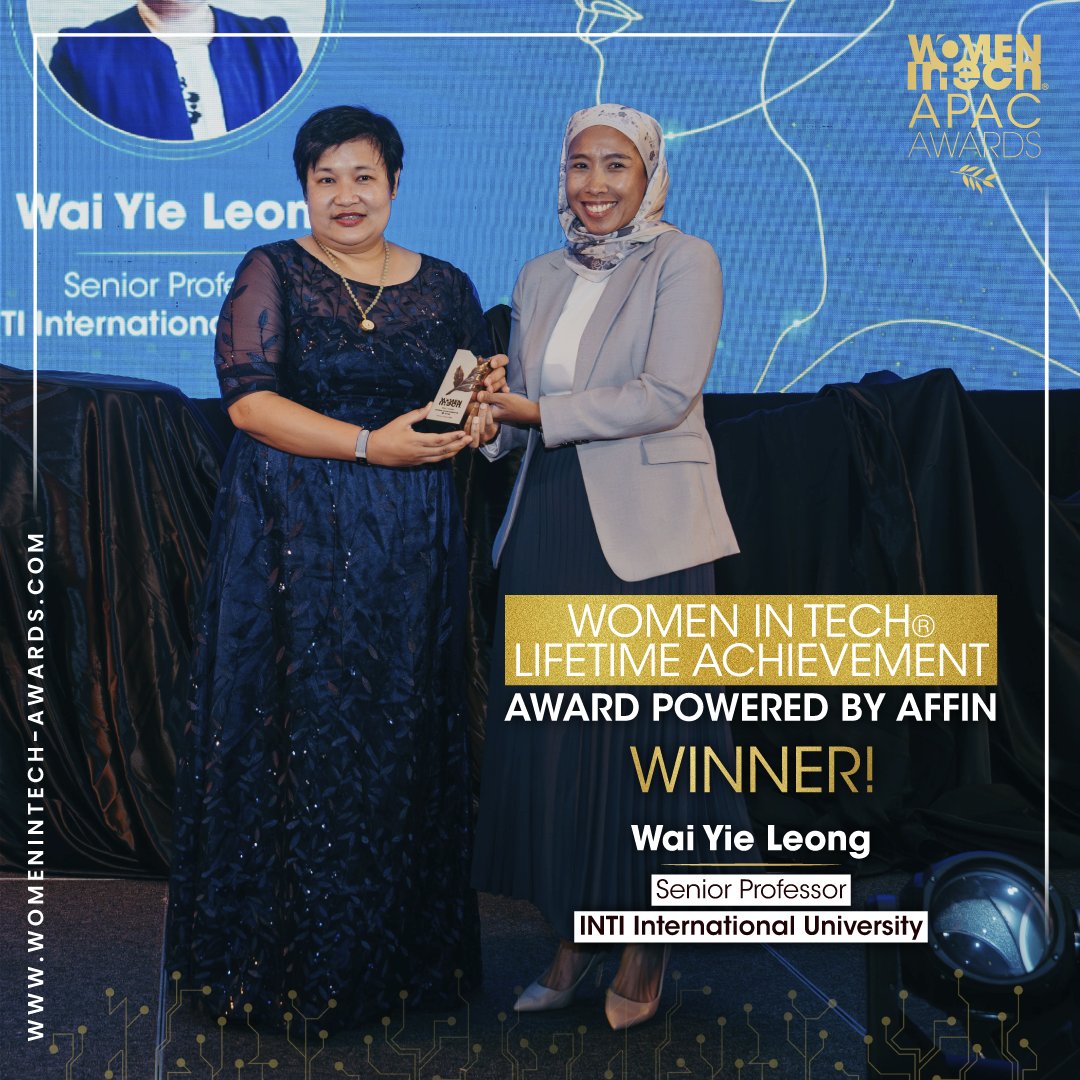 Women in Tech® Global on X: Congratulations to Wai Yie LEONG for winning  the Women in Tech® Lifetime Achievement Award by AFFIN Group for the 2nd  Annual Women in Tech® APAC Awards.🏆✨
