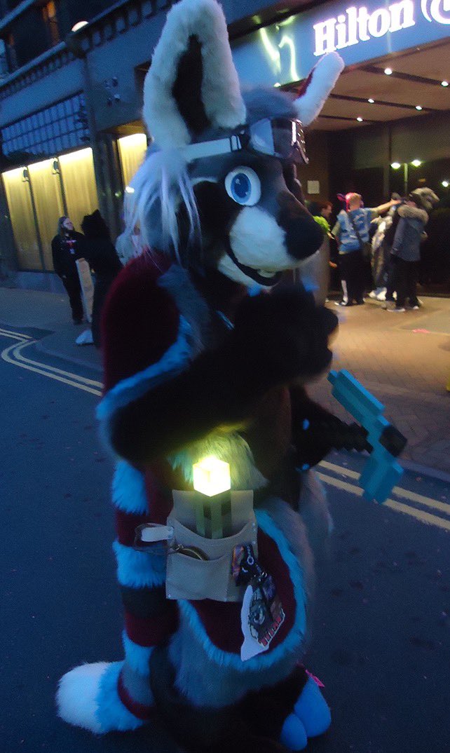 titanpandaroo's tweet photo. Derp or treat!?
Pandaroos are too derpy for tricks, so you'll get hugs instead this #FursuitFriday !
#DerpingIntensifies https://t.co/s3HCsWzHvl