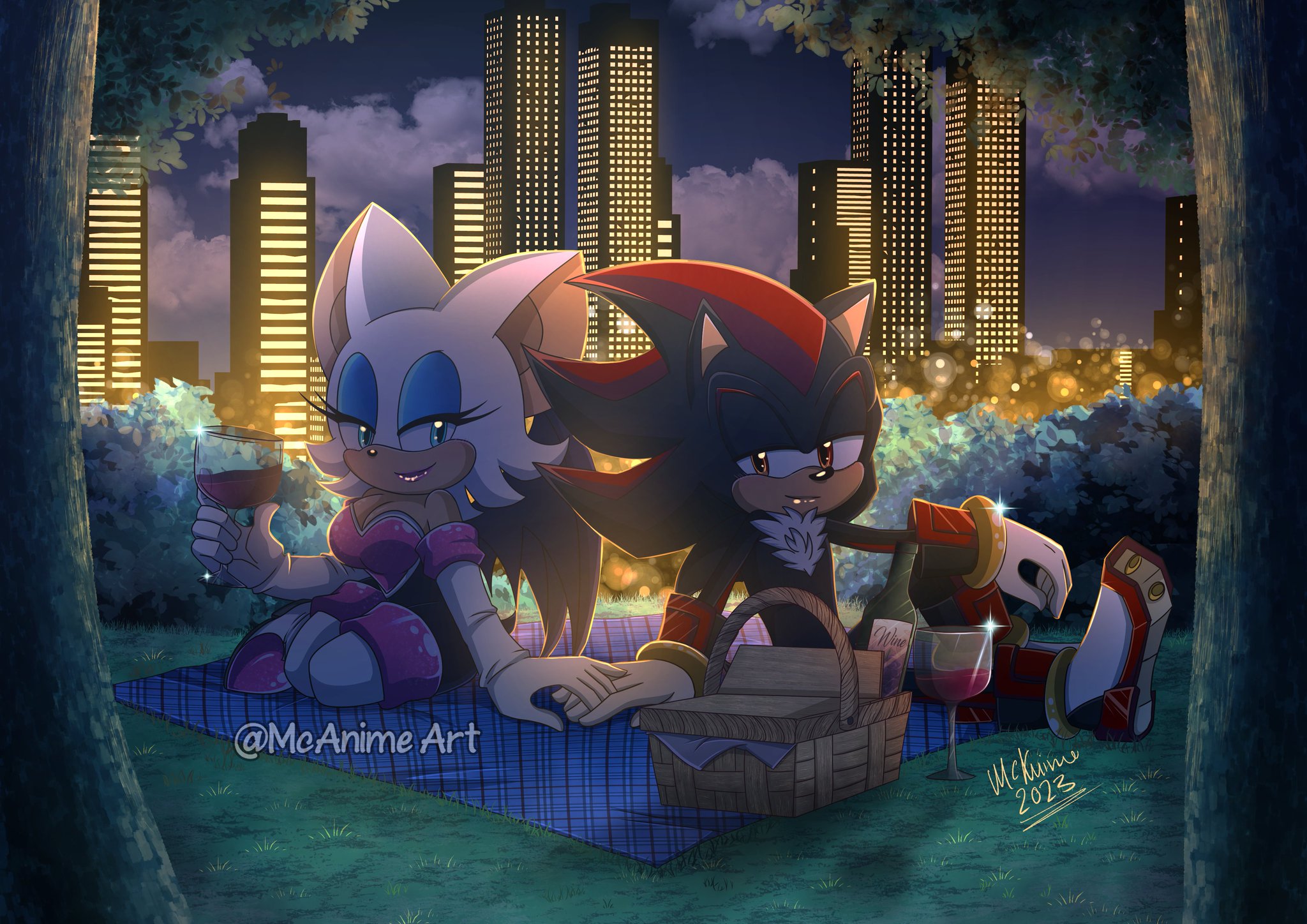 McAnime-Art — Sonic Next Gen Universe: Shadow x Rouge 🚫 Do NOT