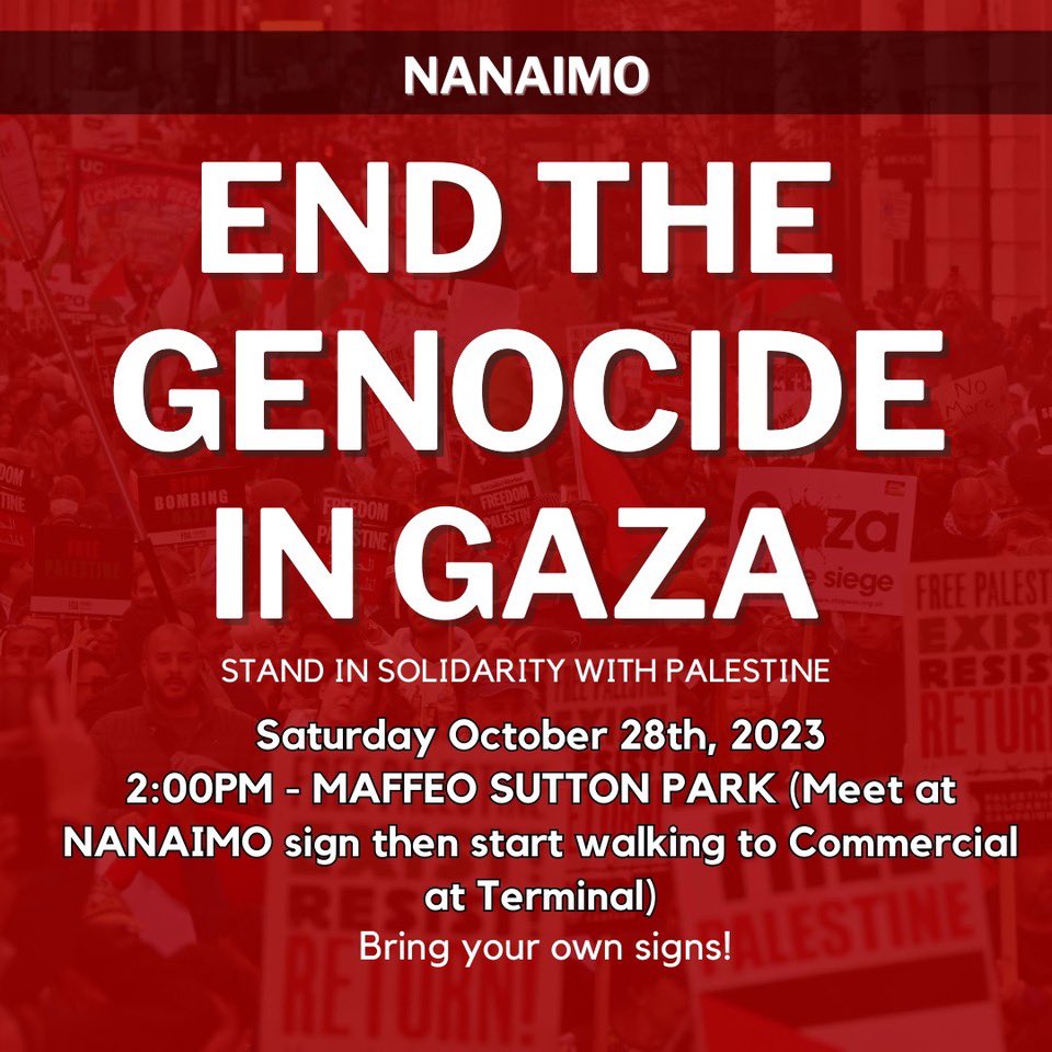 BDS Vancouver/Canada Palestine Association tweet media
