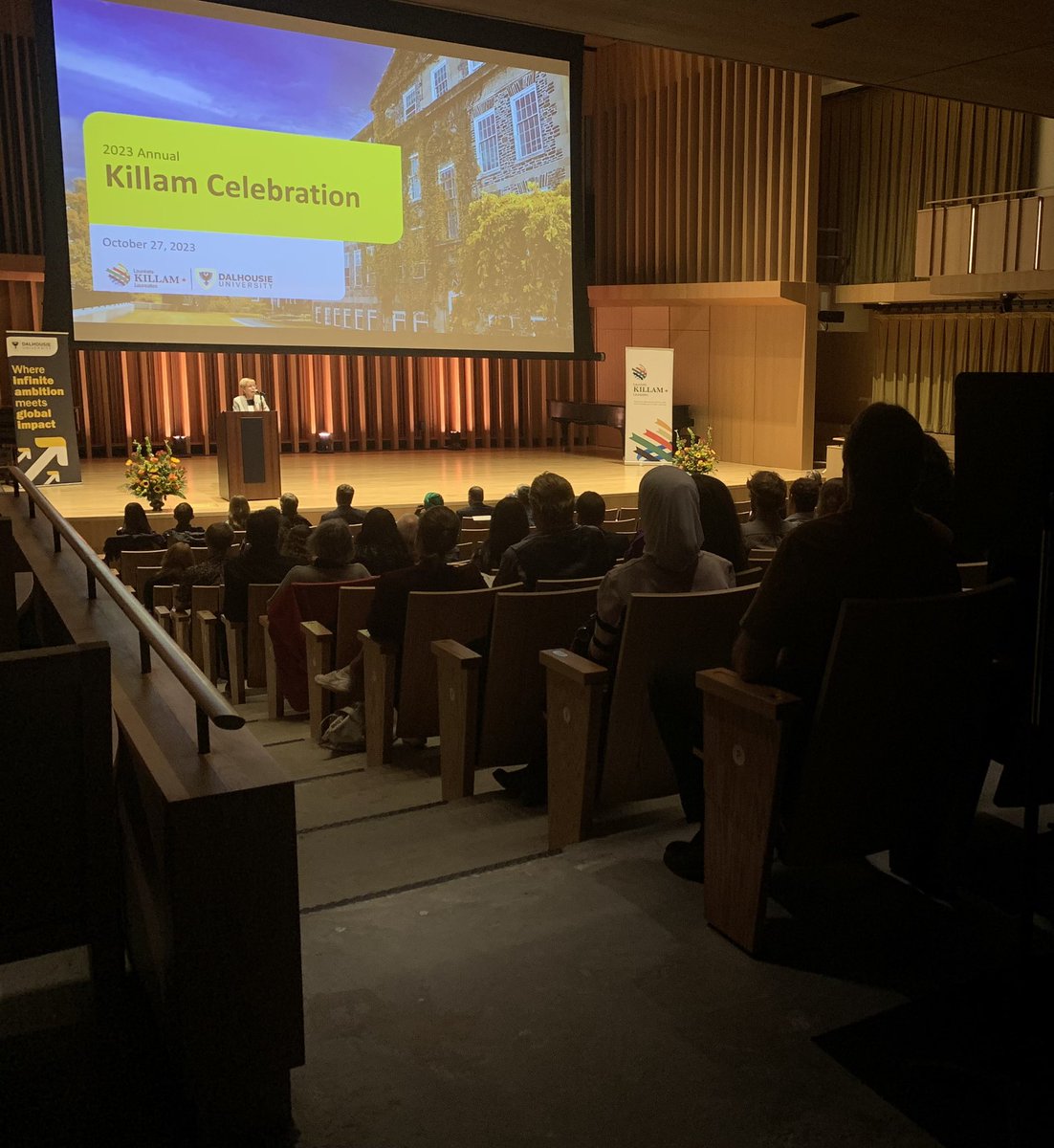 Community members from Dal and beyond have joined us to honour recipients of the Killam Memorial Chairs, Killam Predoctoral Scholarships, Killam Postdoctoral Fellowships, Killam Postgraduate Medical Scholarships, and @DalScience Killam Professors and Prize Winner! #KillamLaureate