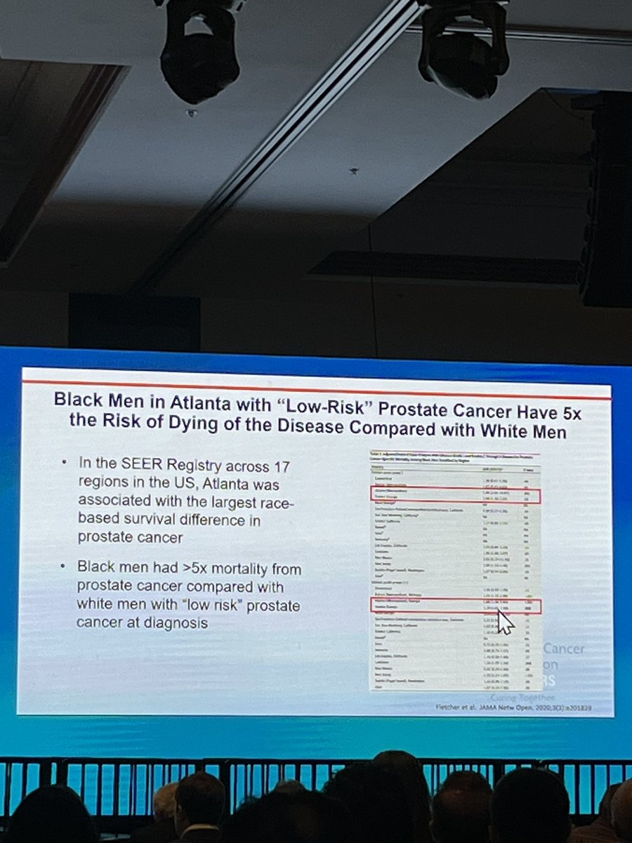 The one and only @SeanFletcherMD @JAMANetworkOpen study on geography of disparities makes an appearance at the @WilliamOhMD @PCFnews plenary session at #pcfretreat23 - great to see a focus on #implementation and #equity! jamanetwork.com/journals/jaman…