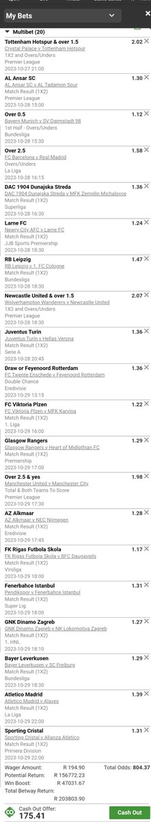 20 matches and 800 odds high risk especially on EPL teams - X5C4174E5