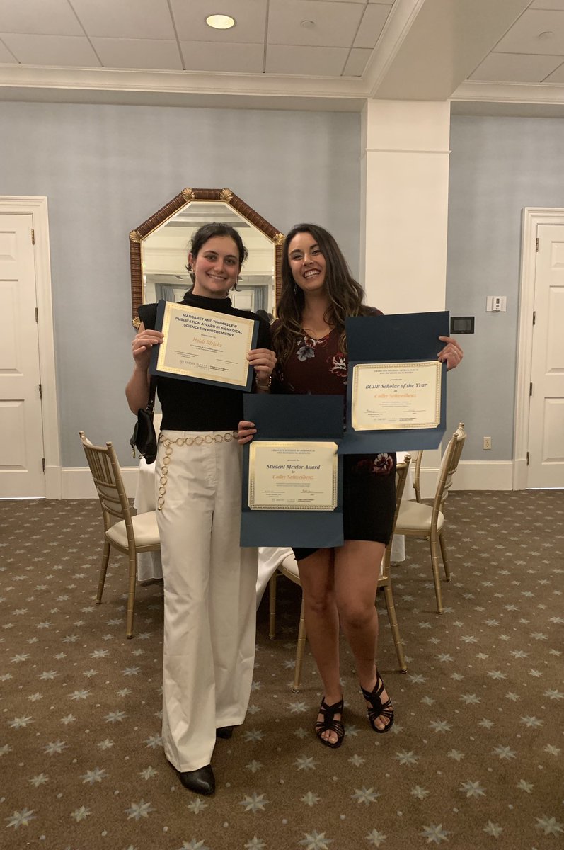 Extremely excited & humbled to receive two awards from Emory University Laney Graduate School this semester-the BCDB Student of the Year award and the GDBBS Student Mentor Award! Thank you so much to the @EmoryBCDB program and the @emoryDSAC and @laneygradschool for these honors!