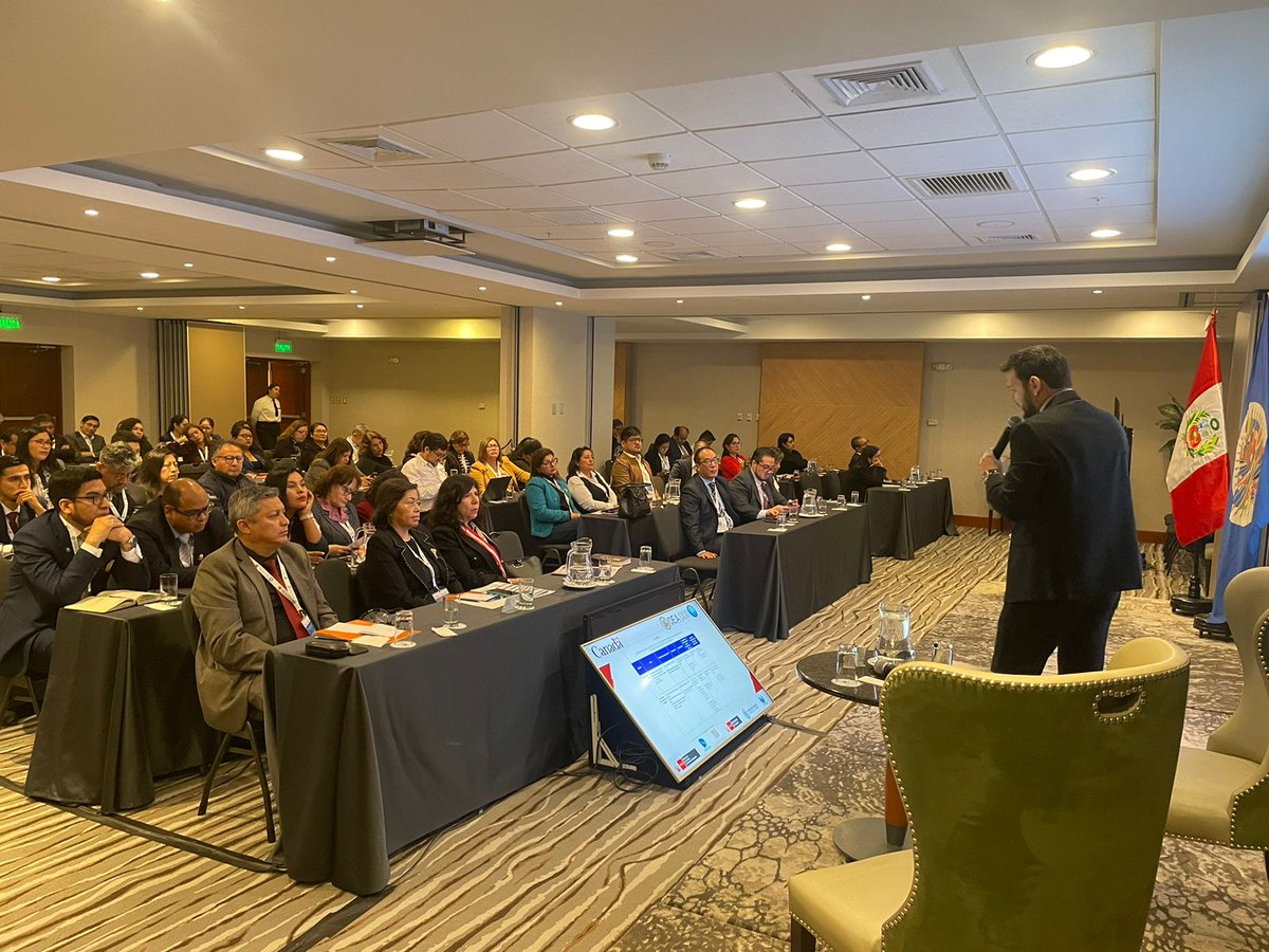 AccesoPJ's tweet photo. IMPORTANTE. Jueza suprema Janet Tello Gilardi, presidenta de la Comisión Permanente de Acceso a la Justicia, participa en el acto inaugural “Capacitación sobre la Operación, Monitoreo y Evaluación de los Programas de Justicia Terapéutica Peruanos" https://t.co/A61xv2poUp