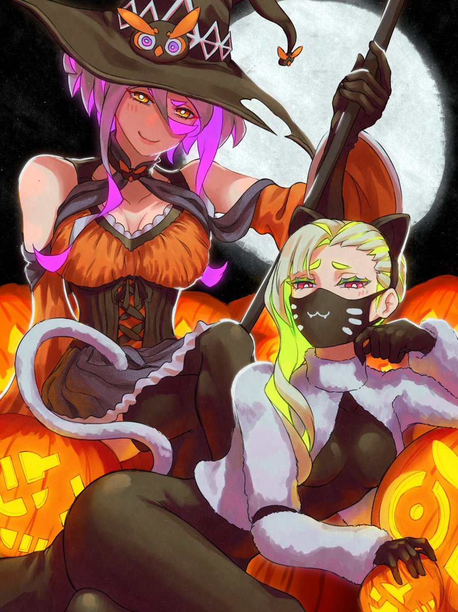 Andrich_Galam's tweet image. Happy Figue Friday:  "🧙‍♀️🐈‍⬛🎃" Edition !!!💜💚
Enjoy your Friday, it may be your last ! ^_^
( #SoulHackers2 )