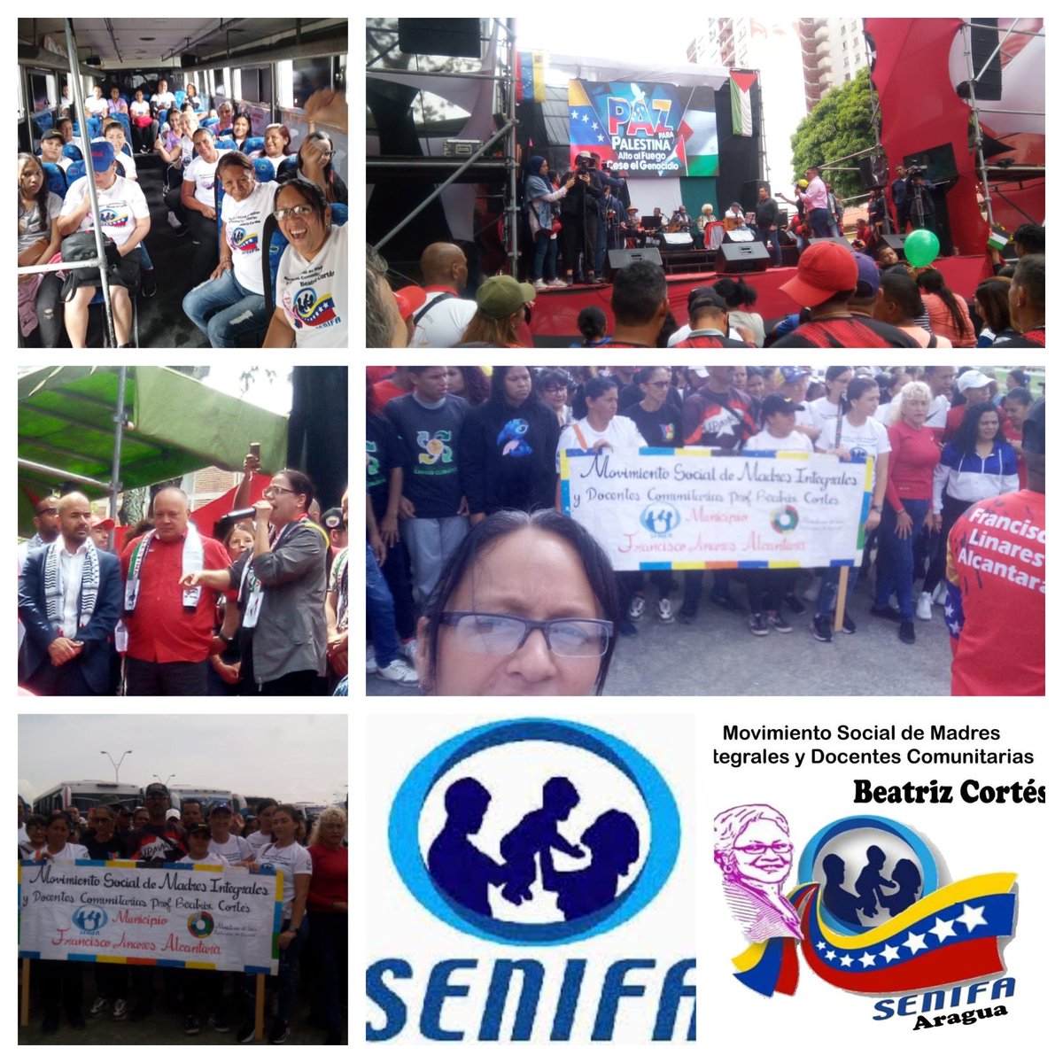 SenifaFla's tweet photo. Movimiento Social Beatriz Cortés SENIFA Aragua Linares Alcantara, en apoyo al Presidente Nicolás Maduro y a nuestros hermanos Palestinos por la PAZ, Linares Potencia#NoAlCierredeSenifa @NicolasMaduro @dcabellor @_LaAvanzadora @Soykarinacarpio @PiedadQuintana1 @JohendersonMrt https://t.co/svs00n8qRe