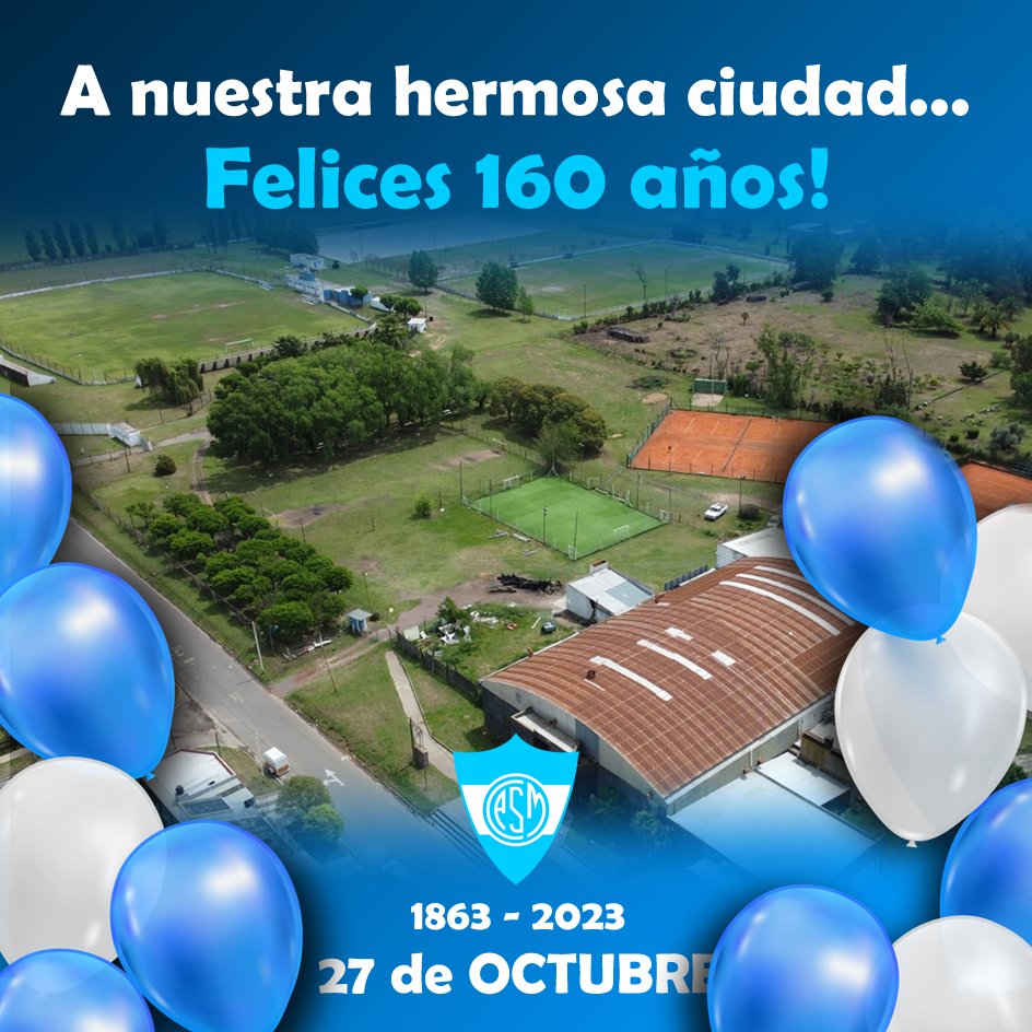 ClubASanMartin's tweet photo. 🩵 Muy felices 160 años 9 de Julio!!! https://t.co/kc29k1luzA