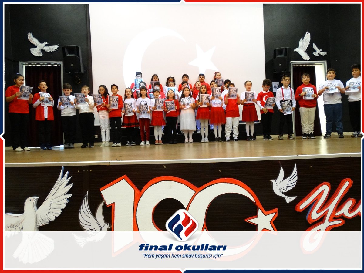 guneslifinal's tweet photo. “Cumhuriyetimizin 100.yılında öğrencilerimizle hazırladığımız bayram kutlamalarımızdan kareler… Nice 100 yılları coşkuyla kutlamak dileğiyle. En büyük bayramımız kutlu olsun. 🇹🇷”Türk insanının aydınlık yüzü, yaşama sevinci ve gelecek umududur cumhuriyet… Sözümüz #CumhuriyetSözü https://t.co/jIgpYPOVG6