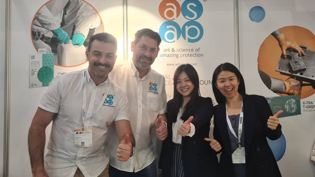 AsapInnovations's tweet photo. What a fantastic journey A+A 2023 has been! 🧤 
Our team had an incredible time at this wonderful event!

We want to express our gratitude to all of you who visited our booth and shared valuable insights. Your presence made this event truly unforgettable.
.
.
.
#ASAP #AplusA2023 https://t.co/RSVEHmFM7T
