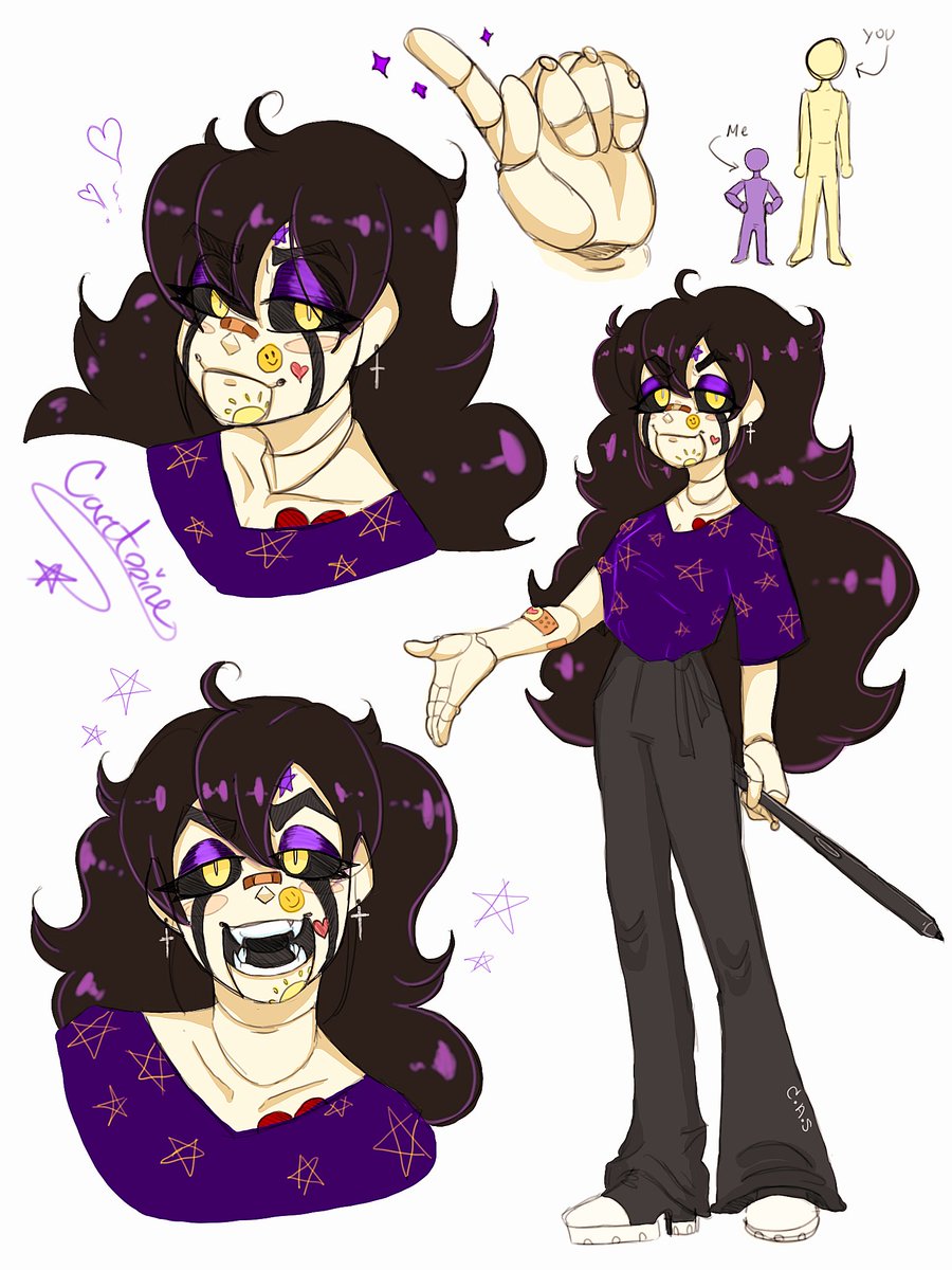 Cart00nieart's tweet photo. Oop-forgot to post these, new persona Tehee 👀✨ #cartoonieart #doodleart #digtalart #puppetsona https://t.co/Ym6NZTIJ5Y