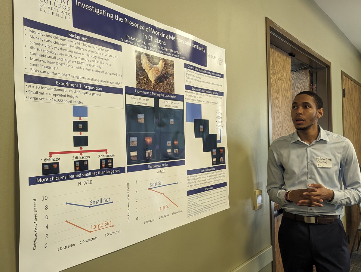Tristan Correa on wiring memory in chickens #SEEHB2023 <a href="/SouthEasternEHB/">SEEHB</a>