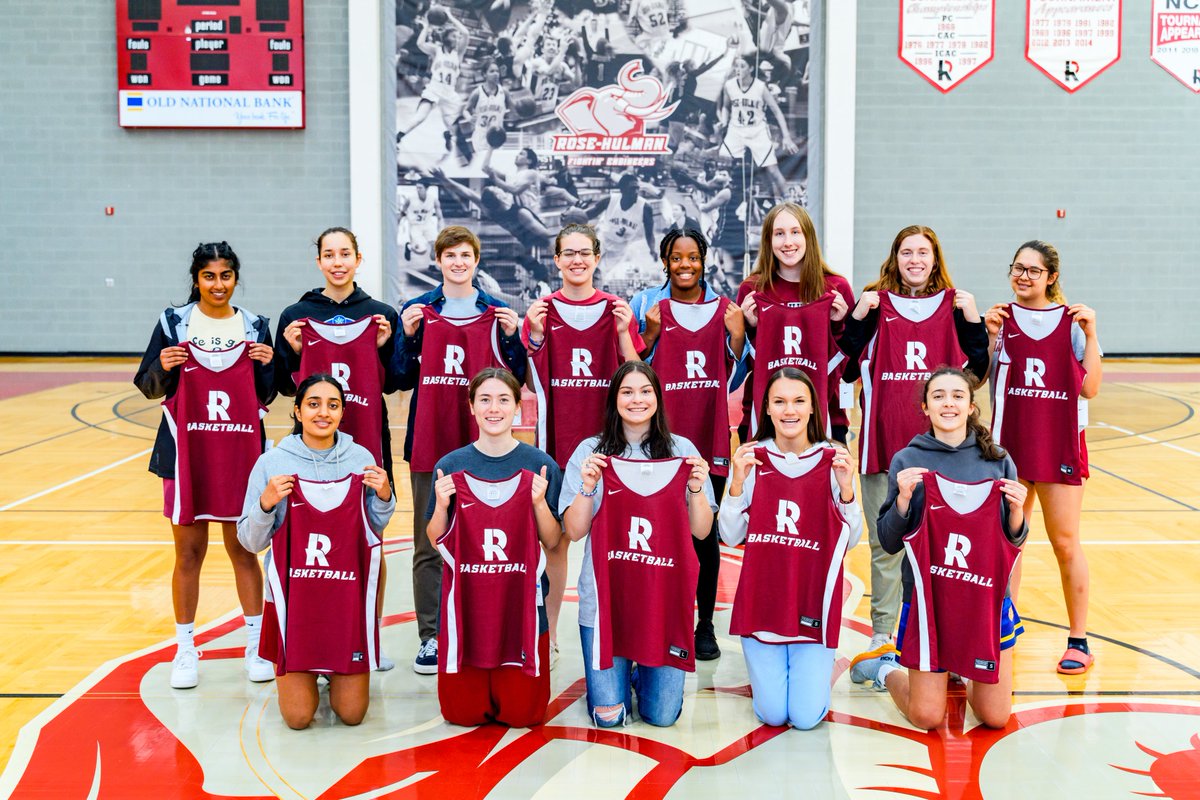 Our women's basketball team has started preparations for another exciting season on the court, with new coach @CoachDPaul. We're looking forward to supporting the Fightin' Engineers this winter. #rosehulman