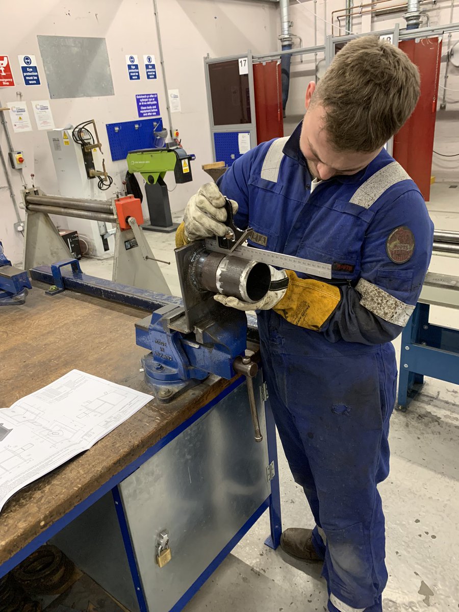 CarlParrish40's tweet photo. My competitor training hard for the @worldskillsuk #skillweld final. We’re looking forward to a great competition @WorldSkillsUKW @colegcambria @ISEinWales @fabdecltd https://t.co/70miyVuOcC