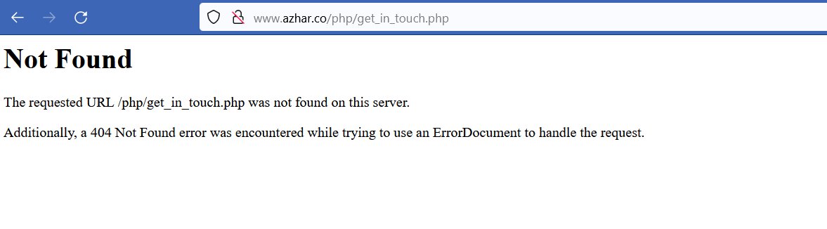 ansumanpatro's tweet photo. @azharflicks - I was trying to get in touch &amp; encountered this error in your website. https://t.co/iBRdNv7QoW