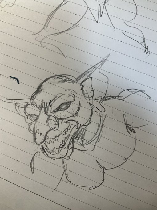 今回の異世界きまぐれぶらり旅・第8話には今までの類人猿タイプではなくノーマルなゴブリンが登場するんでそのキャラデザインをやっている。基本はいかに醜悪な面にするかだな。ゴブリンって元々は妖精らしいがw 