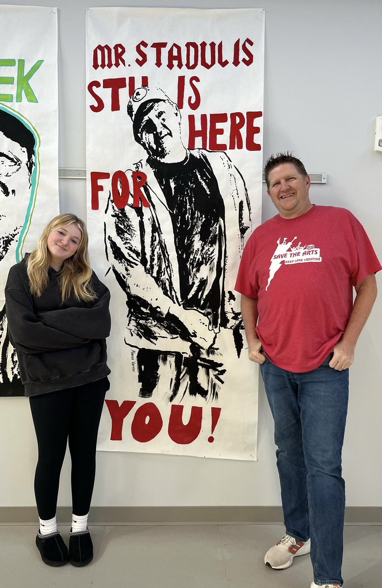 Very proud of Alania Varner’s work!! She even worked in some AC/DC lettering because she knows I am a fan!!