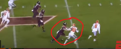JamieLaRue10's tweet photo. @GosnellBenjamin tight ends don't get enough credit. These are all blocks that lead to a long play or a score. Out front clearing the way, or in the trenches creating a gap! Might not be stats for that, but what a job he did! #ptbac #newVTfan @HokiesFB @Coach_LowmanES https://t.co/vPJ43XxkH9