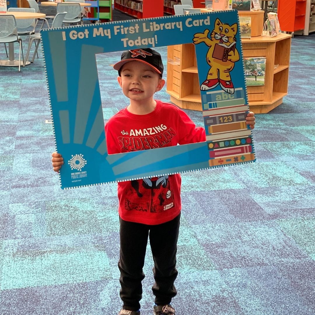 aacpl's tweet photo. Happy #FirstLibraryCardFriday! Let's welcome our newest cardholder to the AACPL family! 🎉

#AACPL 
#AACPLKids 
#FirstLibraryCard 
#LibraryCard
#AnneArundelCounty https://t.co/HDsJM2R8yz