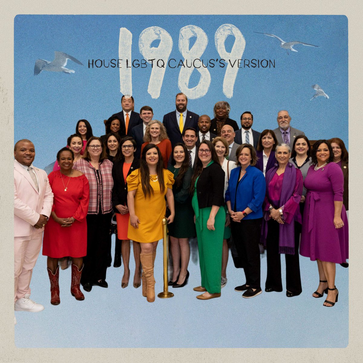 txlgbtqcaucus's tweet photo. Since then, they have worked with both LGBTQIA+ & ally State Representatives together to create a more equitable #Texas.
Now, the #TxLGBTQCaucus is 40+ reps who agree that fighting #LGBTQIATexans never goes out of Style.
#TxLege #LGBTQIA #1989TaylorsVersion #BlankSpaceTV #styletv https://t.co/ErCY1GYuOC