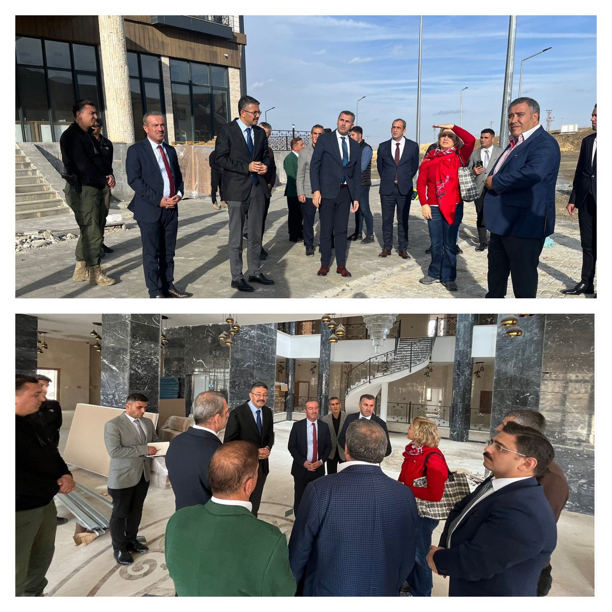 KayaZeydin's tweet photo. 📍Hakkari 
✅ Mergabütan Kayak Merkezi 
✅Otluca Tekstil Atölyesi 

Valimiz/Belediye Başkan Vekilimiz Sn. @alicelik_64 , Protokol Üyeleri,  Dedeman Hotels&Resorts CEO'su Banu DEDEMAN, Genel Müdür Tamer BEKTAŞ ve Tekstil Sektöründe İş İnsanı Sedat EKİNCİ ile birlikte;

🔹 Otluca Köyü’nde bulunan Sosyal Gelişmeyi Destekleme Programı kapsamındaki Hakkari Tekstil Atölyesi inşaatı,

🔹Hakkari’mizin kayak sporu ve turizm merkezlerinden biri olan Mergabütan Kayak Merkezinde yapılan sosyal tesisleri yerinde inceledik.

Yatırım, üretim, istihdam ve ihracat gündemine omuz veren tüm girişimcilerimiz ve emekçilerimizle Hakkari’mizi büyütmeye ve istihdam kapasitesini daha da artırmak için çalışmaya devam edeceğiz.

@Akparti 
@RTErdogan