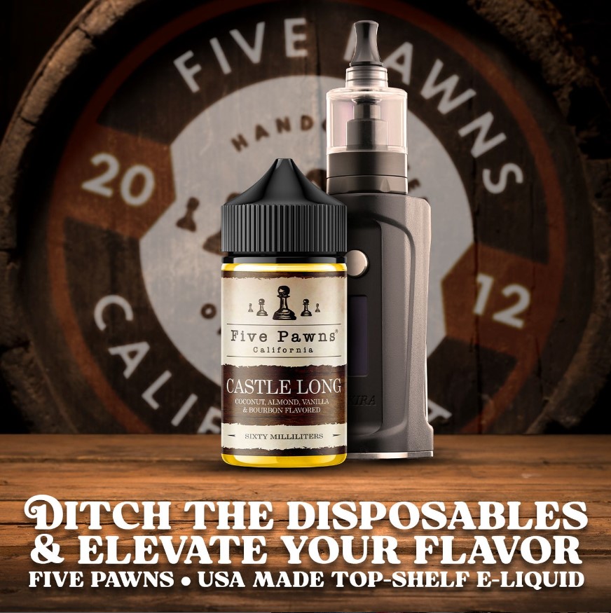 Flight to Quality... Have you switched from smoking to a disposable? Now its time to level up and elevate your experience #fivepawns 
♟️♟️♟️♟️♟️
#ditchthedisposable #opentank #vape #elevate #flavormatters #reduce #reuse #wastemanagement #adulting #adultsonly #tobaccoharmreduction