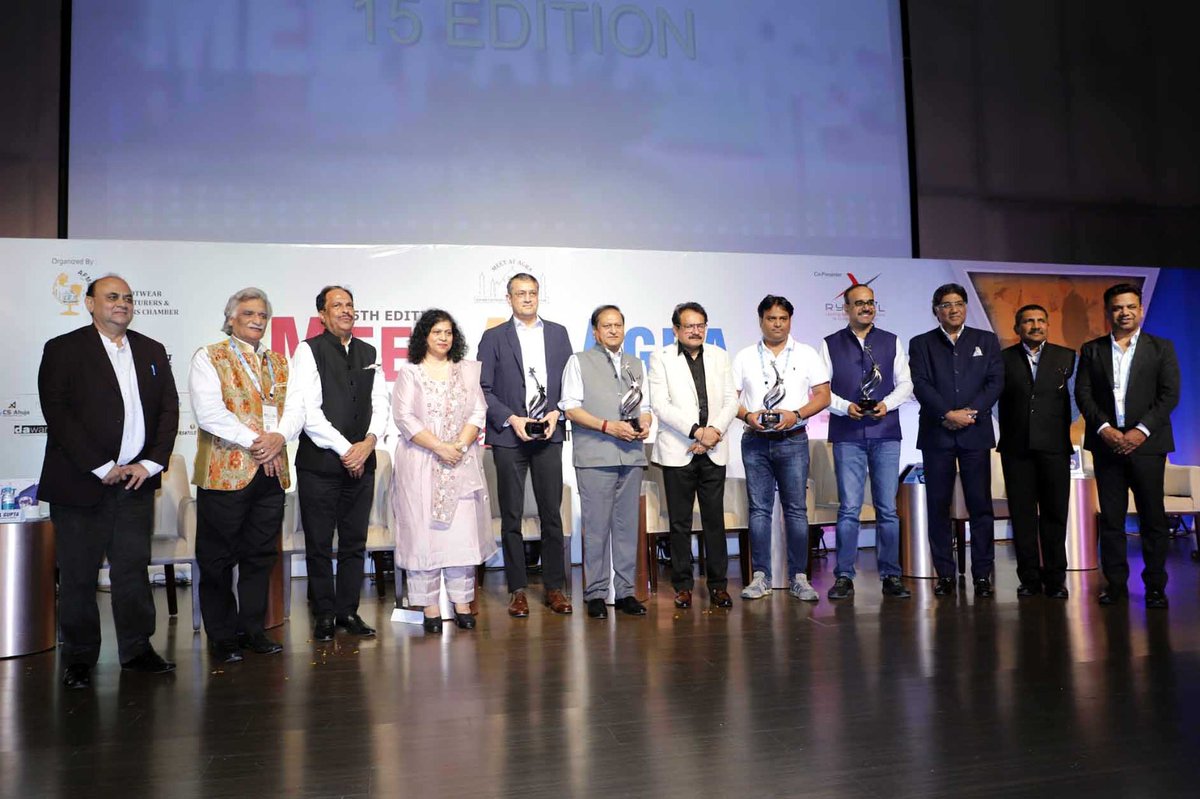 PenExhibition's tweet photo. Today, some memorable  glimpse from the inauguration ceremony of the 15th edition of "Meet at Agra fair 2023 at Agra Trade Centre, Agra. #MeetatAgra2023 #AFMEC #Agra #PENExhibition #AmazingShow #AgraFootwearIndustries https://t.co/Uyxp3CrEwZ
