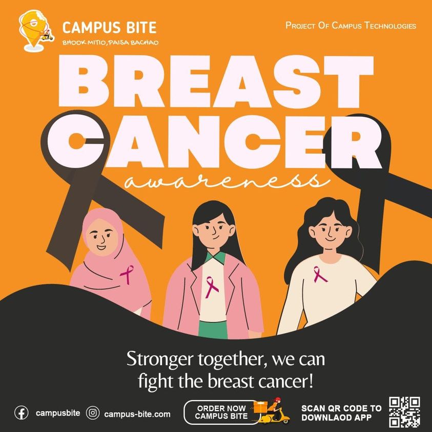 CampusBite's tweet photo. Stronger Together, We can fight the Breast Cancer. Pink Day. Breast Cancer Awarness.
#FoodDelivery #StudentLife #CampusEats #FoodApp #HungryStudents #LateNightMunchies #CollegeLife #AffordableEats #FoodForStudents #DownloadNow #CampusFoodie #FoodAppLove University of the Punjab https://t.co/tW11dMrpU0