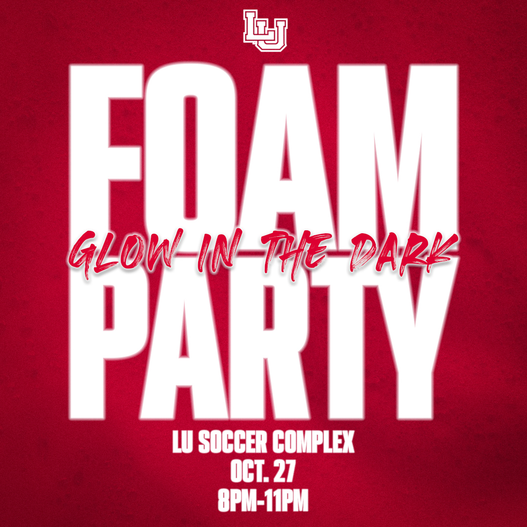 Get ready for a great night at the LU Soccer Complex! Cheer on the women’s soccer team tonight at 7pm as they take on Southeastern. I hope you’ll also join the fun at the glow in the dark foam party happening from 8-11pm. Go Cards!