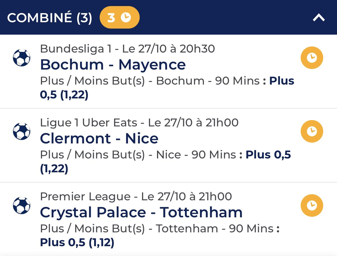 Yohpronos's tweet photo. Ola l’équipe petit combi over 0,5 ce soir 🇩🇪🇫🇷🏴:
➡️ côte @ 1.67 - 5% de mise bk
#TeamParieur #TeamTimeOut #TeamOM #Bet #Parionsport https://t.co/UPbtZtFyMH