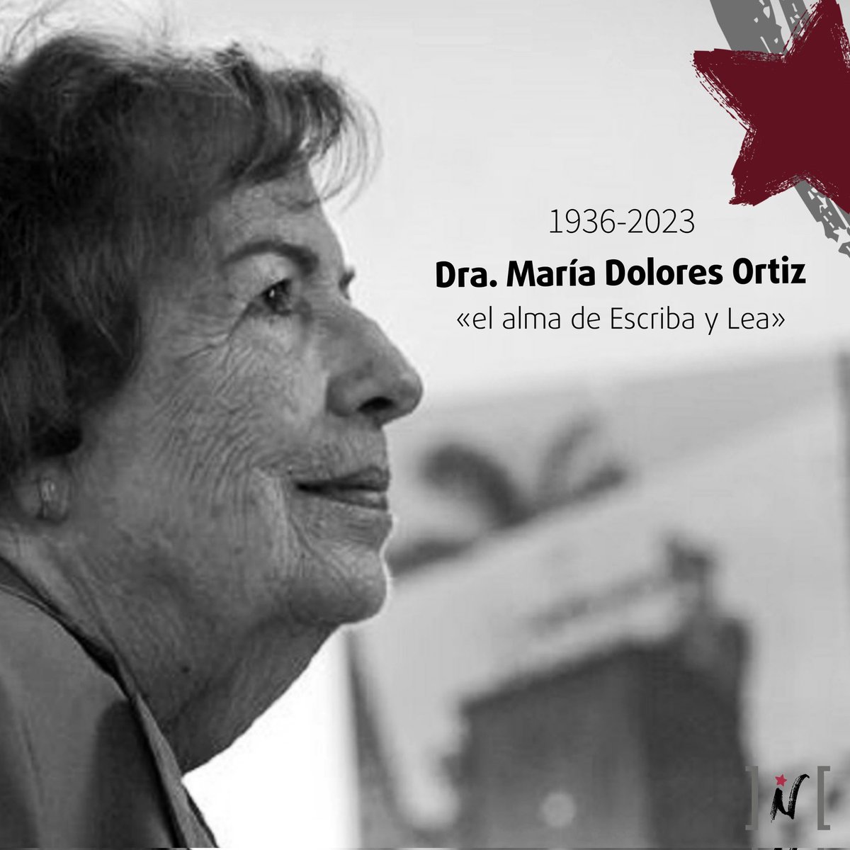 Falleció hoy el alma de «Escriba y Lea», la mujer de cabello corto que se sentaba entre dos hombres y lo acertaba casi todo: la ilustre doctora cubana María Dolores Ortiz.

Ortiz era doctora en Ciencias Filológicas, profesora titular de la Universidad de La Habana, profesora de