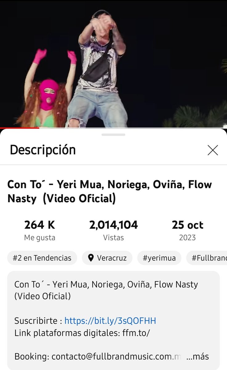 Cami_Lya's tweet image. CON TO LLEGO A 2 MILLONES!!!!!

 UNA X UNA YO SI QUIERO LAS OPACO🎶🎶🎶🎶
#ConTo 
#YeriMua #Noriega #FullBranMusic