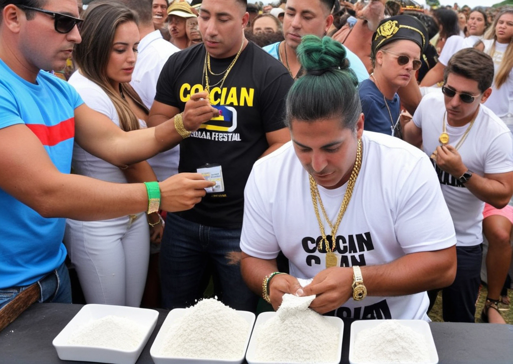 pixfor6's tweet image. Cocaine festival in Colombia🇻🇪 
#drugs #cocaine #Colombia #festival #party