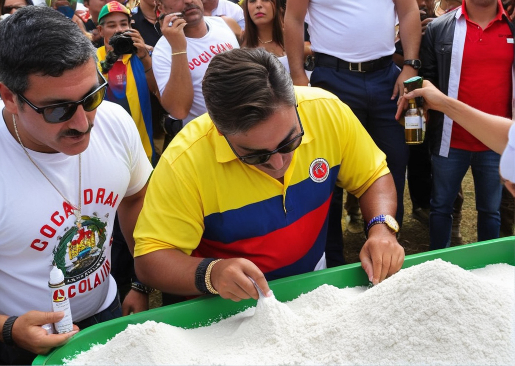 pixfor6's tweet image. Cocaine festival in Colombia🇻🇪 
#drugs #cocaine #Colombia #festival #party