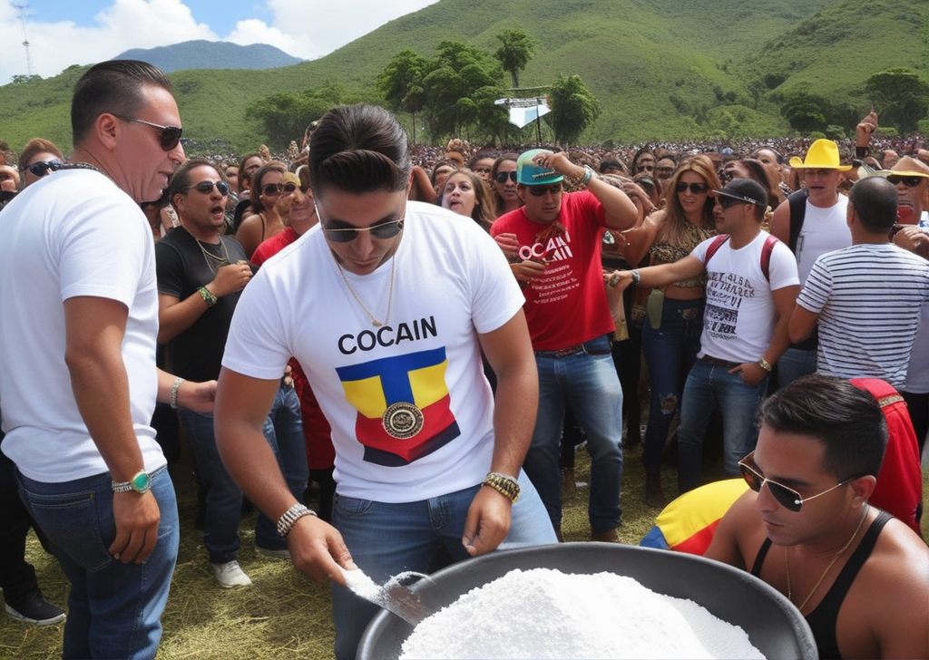 pixfor6's tweet image. Cocaine festival in Colombia🇻🇪 
#drugs #cocaine #Colombia #festival #party