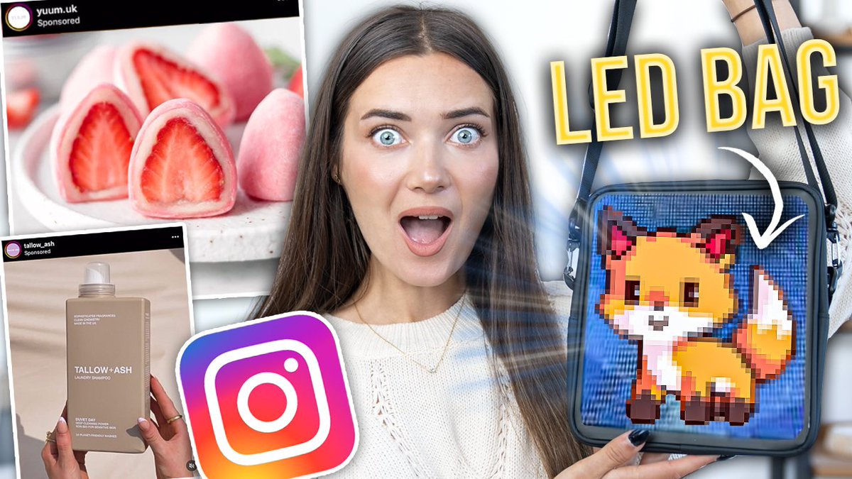 I BOUGHT EVERY CLICKBAIT INSTAGRAM AD FOR A WEEK!
youtu.be/qeA6hsq8sDY