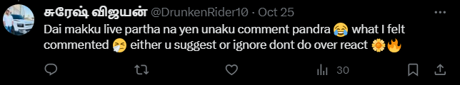 BBVideos7's tweet photo. @DrunkenRider10 If you use such comments you will be blocked here as well. https://t.co/ofcu3EKOf9