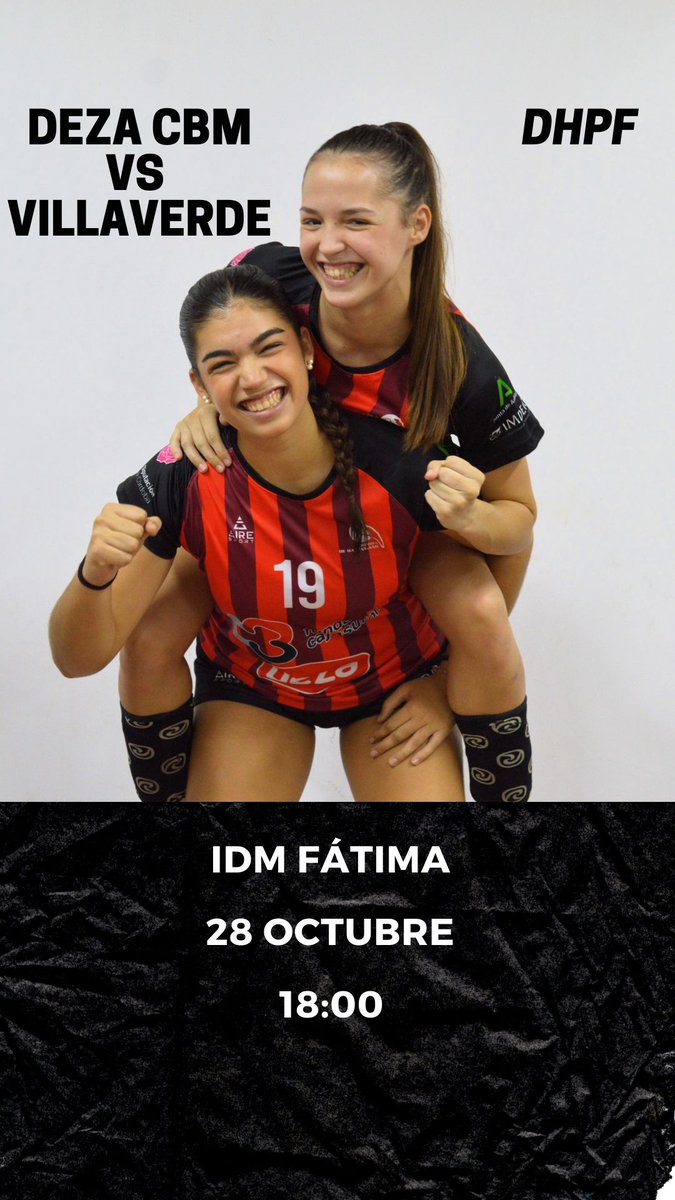 CordobadeBM's tweet photo. ⚔️ #GameDay
Partido importante para un Deza CBM que busca la primera victoria de la temporada en Fátima

🏆 DHPF (6ª jornada)
🕗 18:00
🆚 @base_villaverde 
🏟️ IDM Fátima
📺 https://t.co/hC2Rw6CL6C

#GuerrerasGranates https://t.co/rXiUuTr4Tf